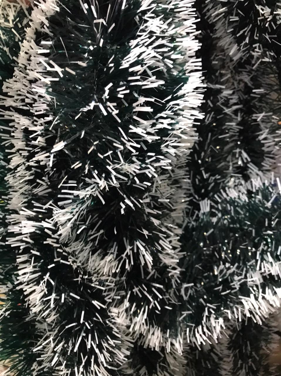 Set 5 Guirnaldas Navideñas Verde Nieve 5 Mts