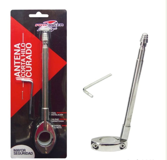 Antena Para Moto Corta Hilo Curado