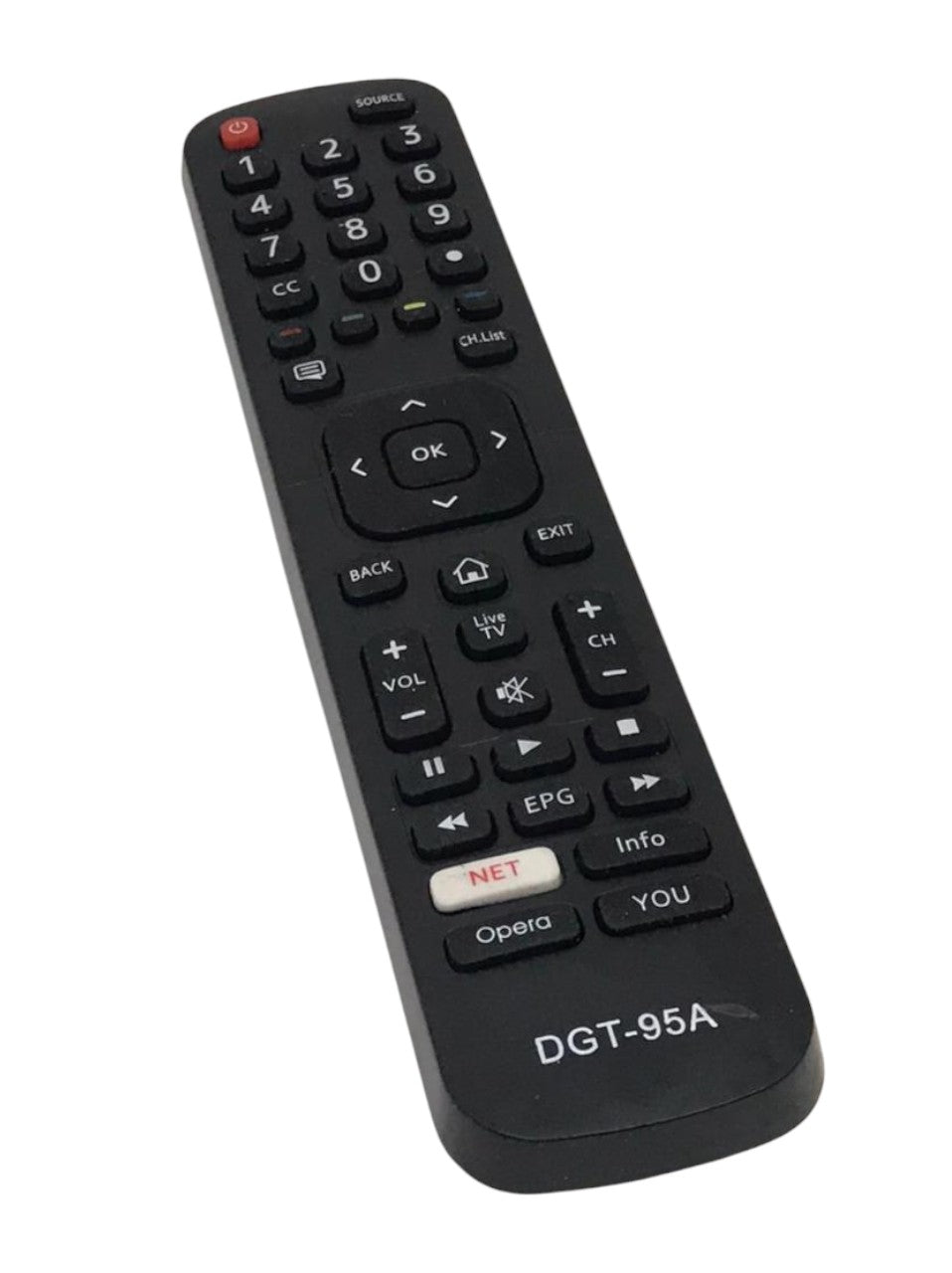 Control Para Hissense/Kioto/Vgh Smart Tv DGT-95A