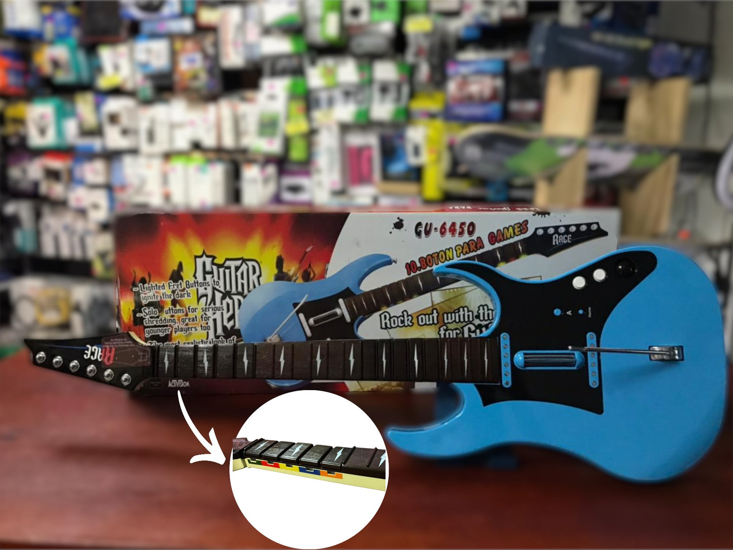 Guitar Hero Guitarra Inalámbrica para Nintendo Wii