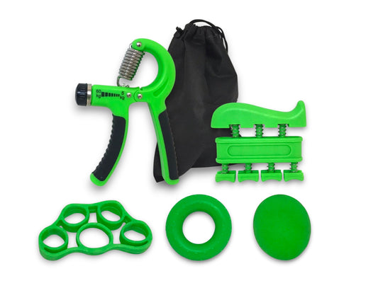 Hand Grip Set Resistencia Ejercitador Manos Muñeca 5 In 1