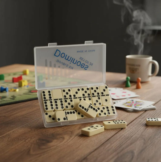 Dominó Estuche Plástico 28 Pza 17X10CM