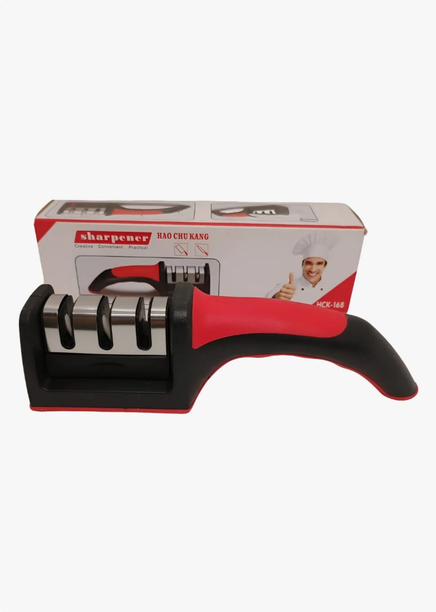 Afilador De Cuchillos Y Tijeras Amolador Portatil Manual